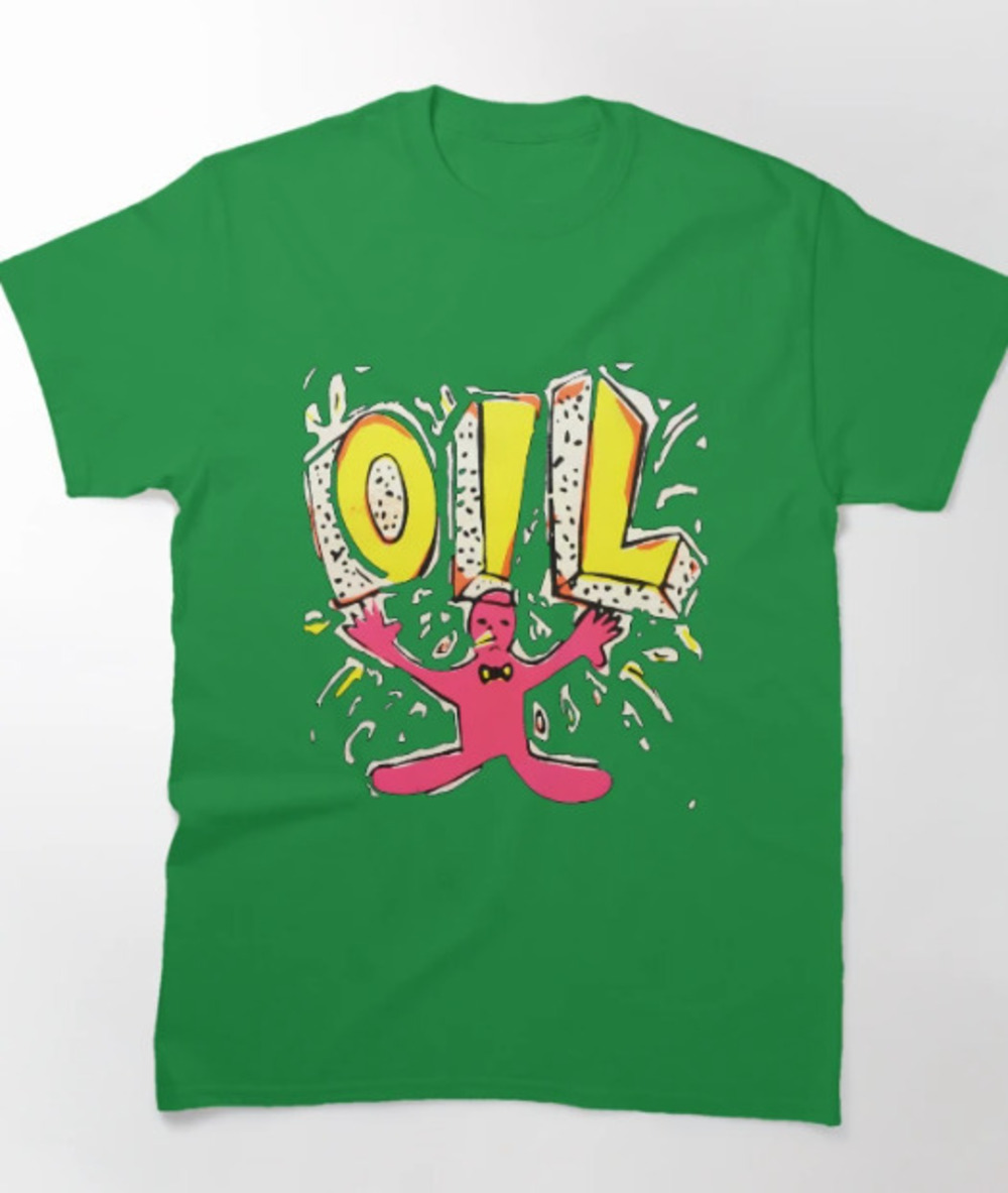 1982 Midnight Oil Concert Classic T Shirt Irish Green